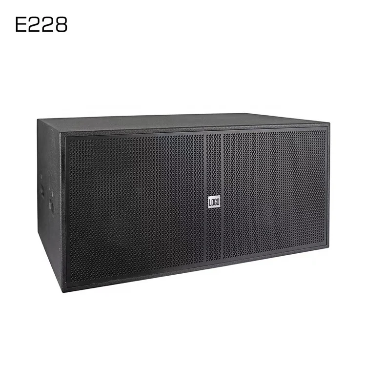 E218 E228 Белый Черный Большой Мощный сабвуфер Dual18 дюймов наружный 1200W/1600W для концертного церковного шоу