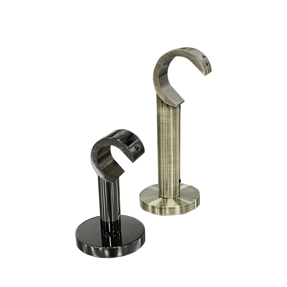 Modern Curtain Rod decor metal curtain bracket wall hanging ceiling bracket for square pole profile curtain bracket for track