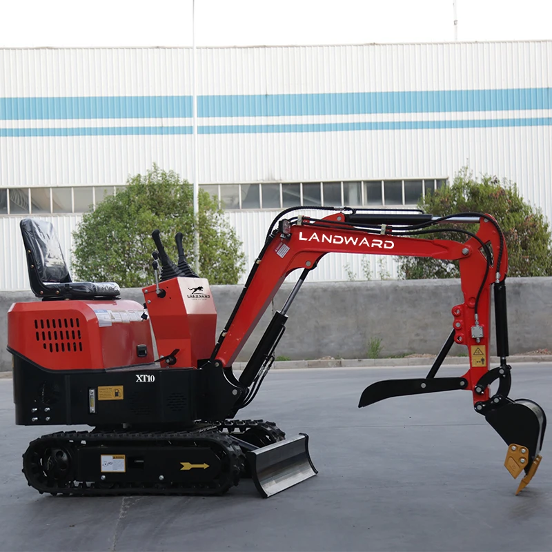 Small Hydraulic Crawler Excavator Agriculture Mini Digger 1 Ton Mini Trencher Excavator 1000kg