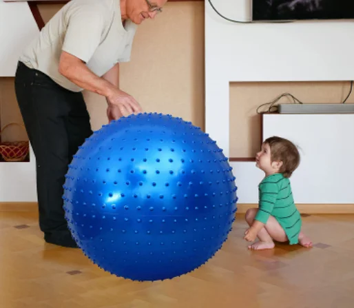 Conway YGB002 Heavy Fitness Colorful Duty Stability  Anti-burst Exercise Ball Yoga Pilates Ball Yoga Ball Exercise