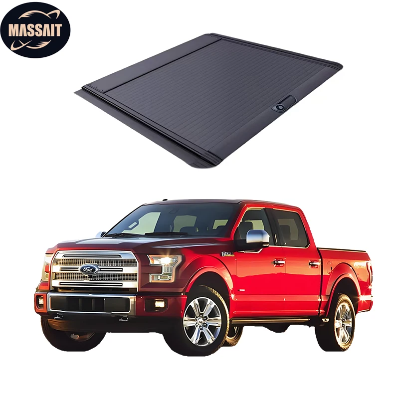 MASSAIT Factory Auto Parts  Electric Pickup Truck UTE Tonneau Bed Cover for Ford Ranger Toyota Hilux Roller Shutter Lid Tail Box