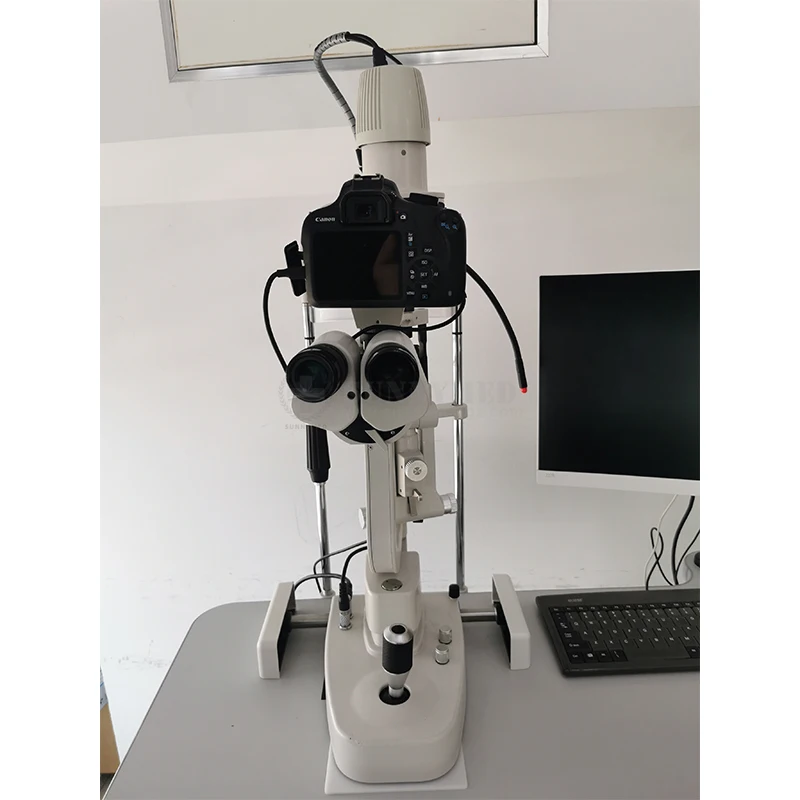 SY-V004-4 High-end Professional China Digital Slit Lamp Camera Microscope LS-5 with Durable LED Lamp