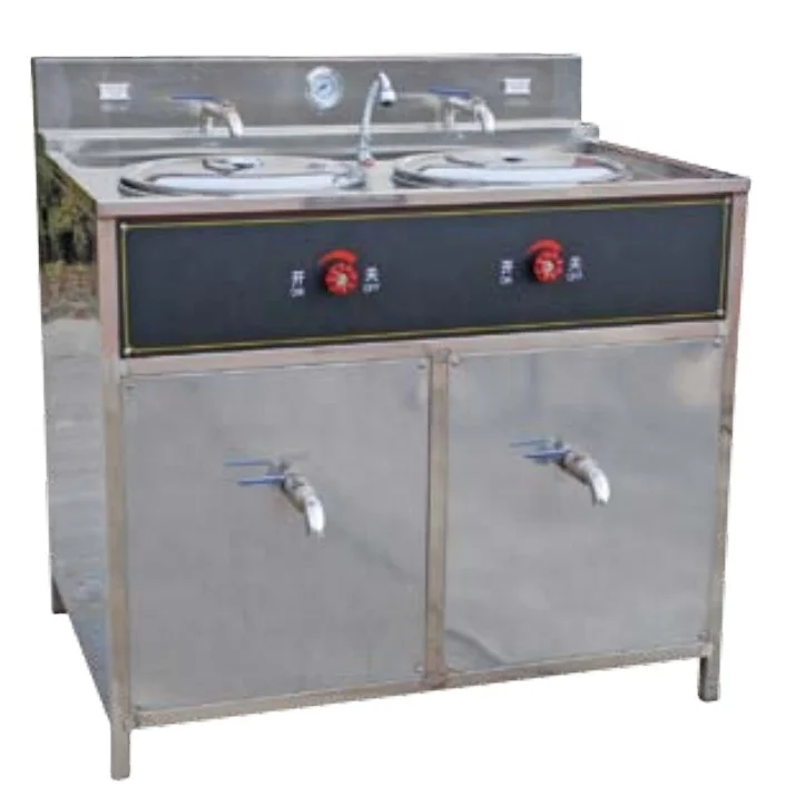 Advanced Double-barrel Soymilk heater Soybean milk cooking equipment