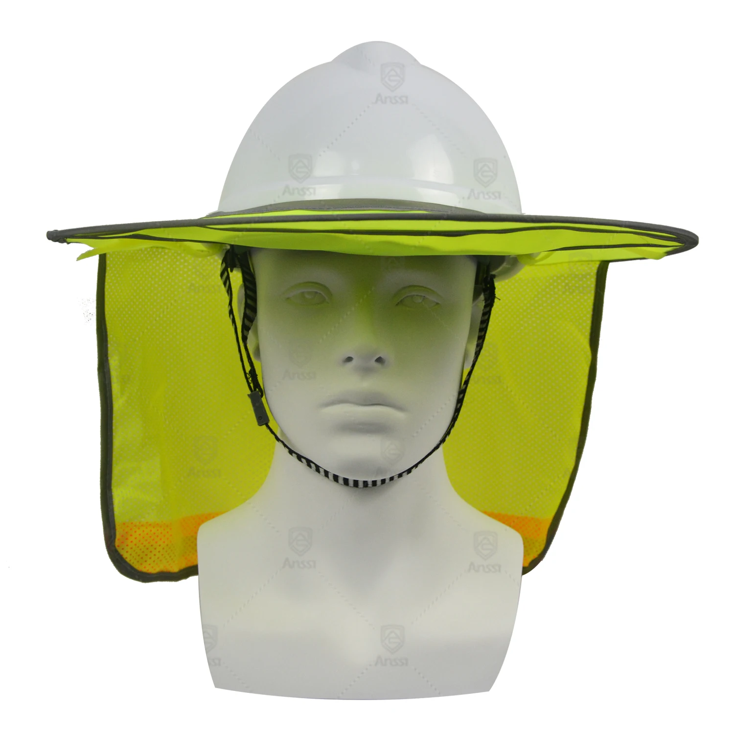 Wholesale Top Quality Breathable Hard Hat Sun Shade Visor Reflective Safety Helmet Neck Shield For Railway Construction Worker