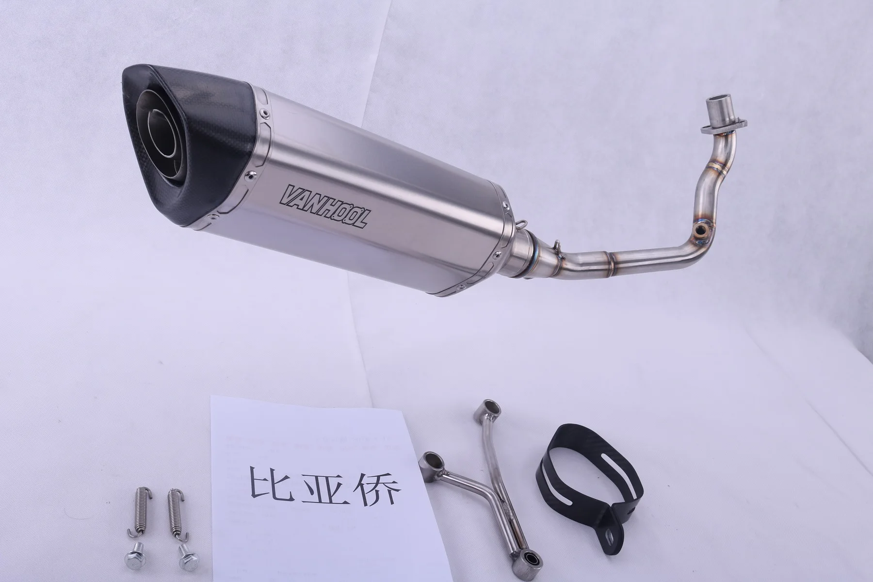 High Performance Stainless Steel Motorcycle Exhaust Muffler Pipe for Piaggio Vespa 150 Vespa 300