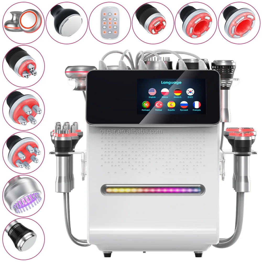 Promotion price Salon 11 in 1 80k quick lipo fat loss rf vacuum body slimming cavit machine 80k
