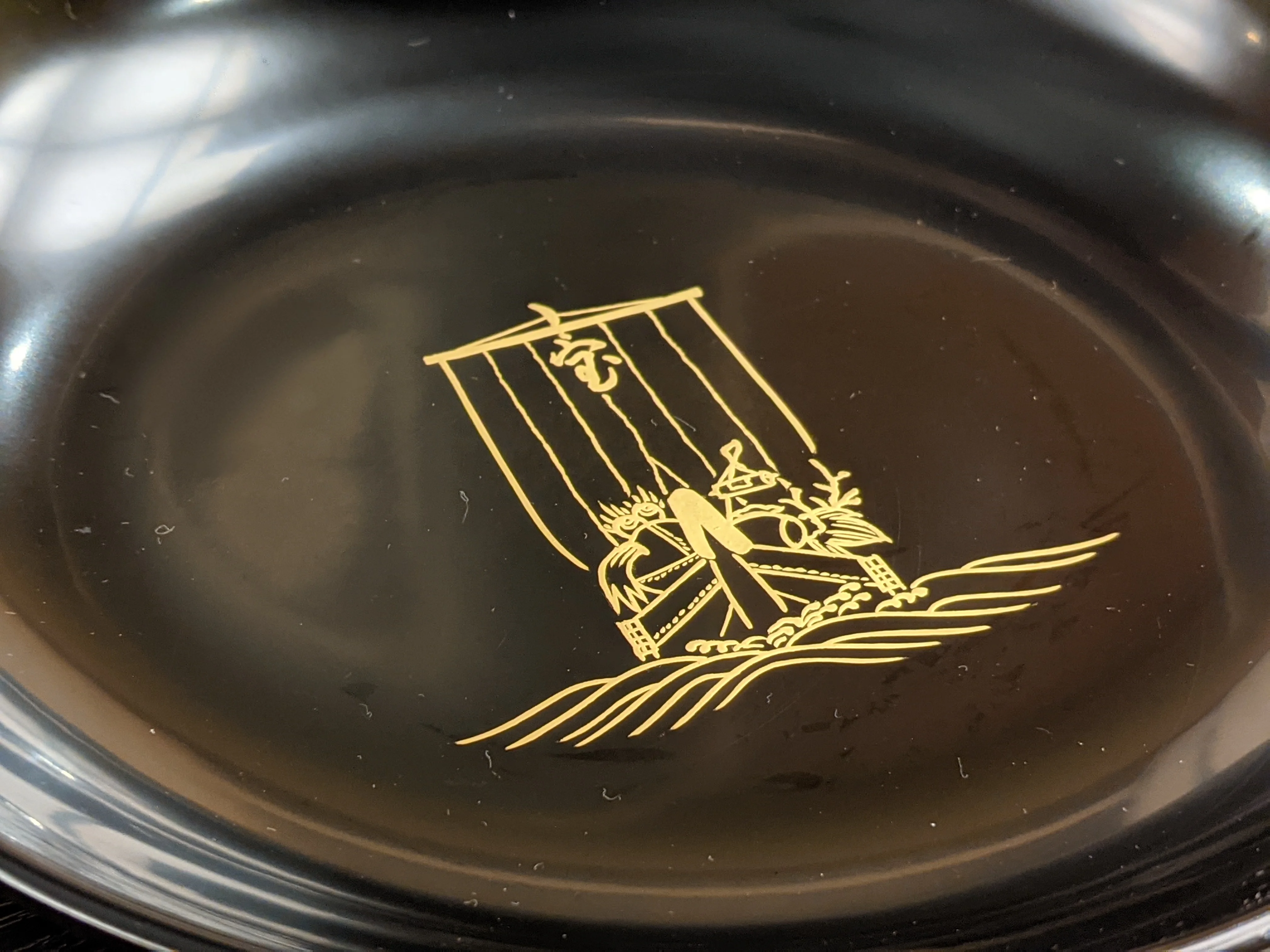 Japan High Quality Noodles Soup Ramen Bowl With A Lacquer Coating