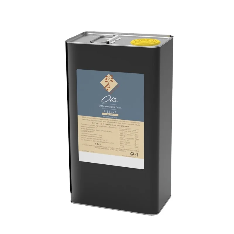 OEM Made in Italy best quality EVO olive oil  3 LT can  eith Spicy intensity and barely ready to ship