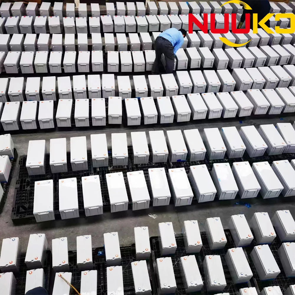 NUUKO solar battery 12v 200ah 12V 120AH 50% Capacity Solar Battery Gel Battery For Solar Project