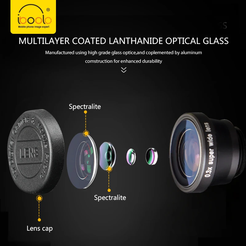  Заводская оптовая цена супер широкоугольный объектив IBOOLO F30 для iPhone11 PRO MAX камеры 175 градусов