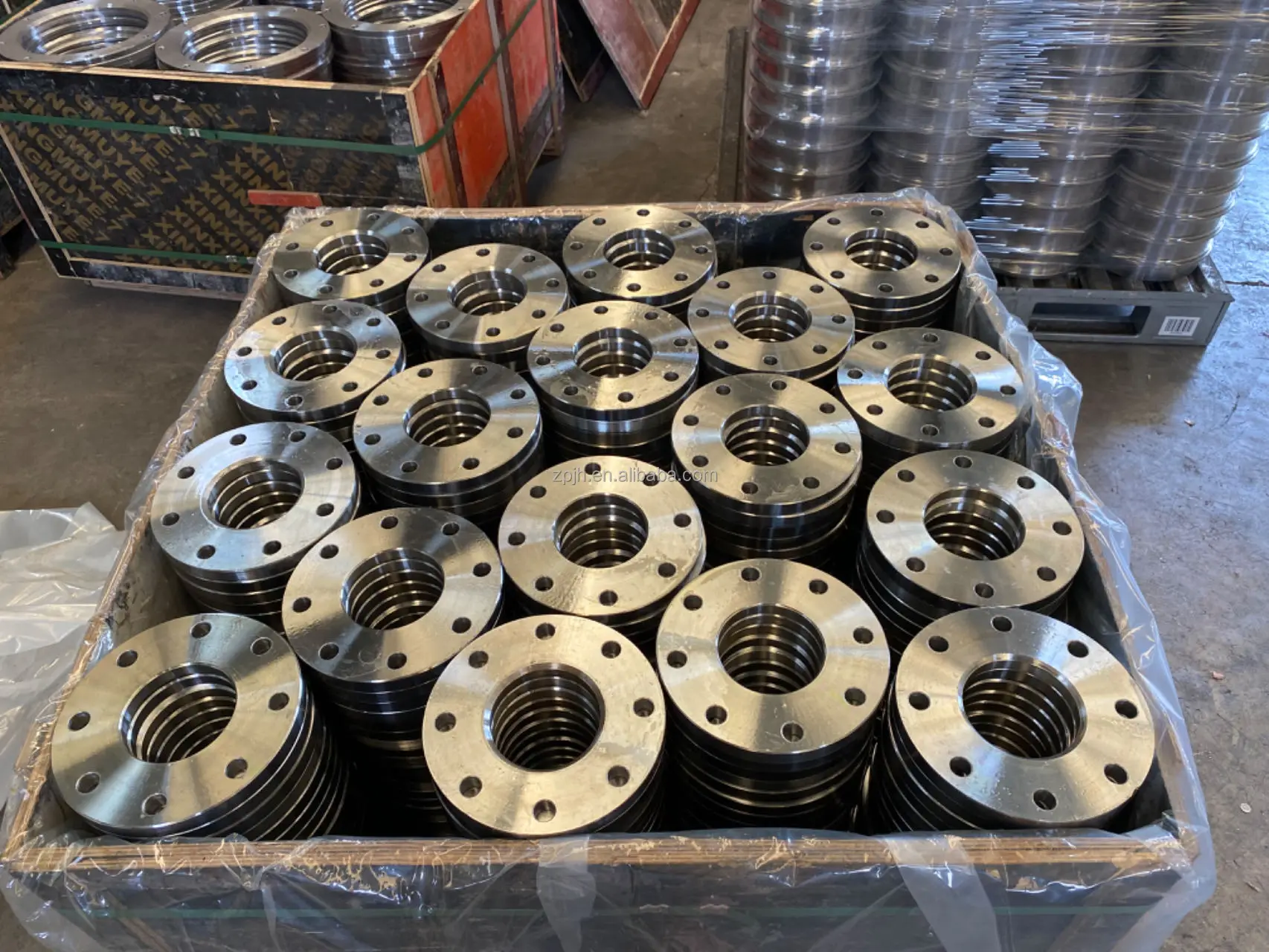 CS A105 FF PJ EN1092-1 02 PN10/16 Plate Flange
