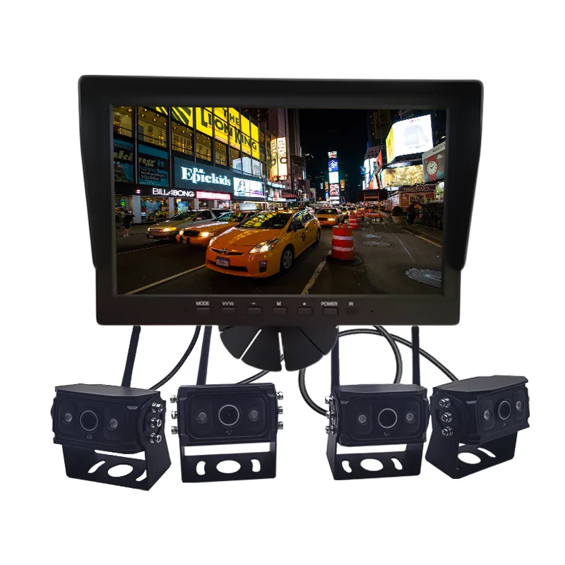 car black box 360 view and show blind spot sides camera monitor system for truck