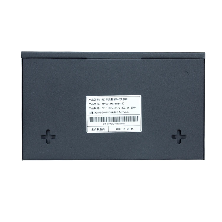 8 Ports and 10/100/1000Mbps 30W 60W Transmission Rate Poe Switch