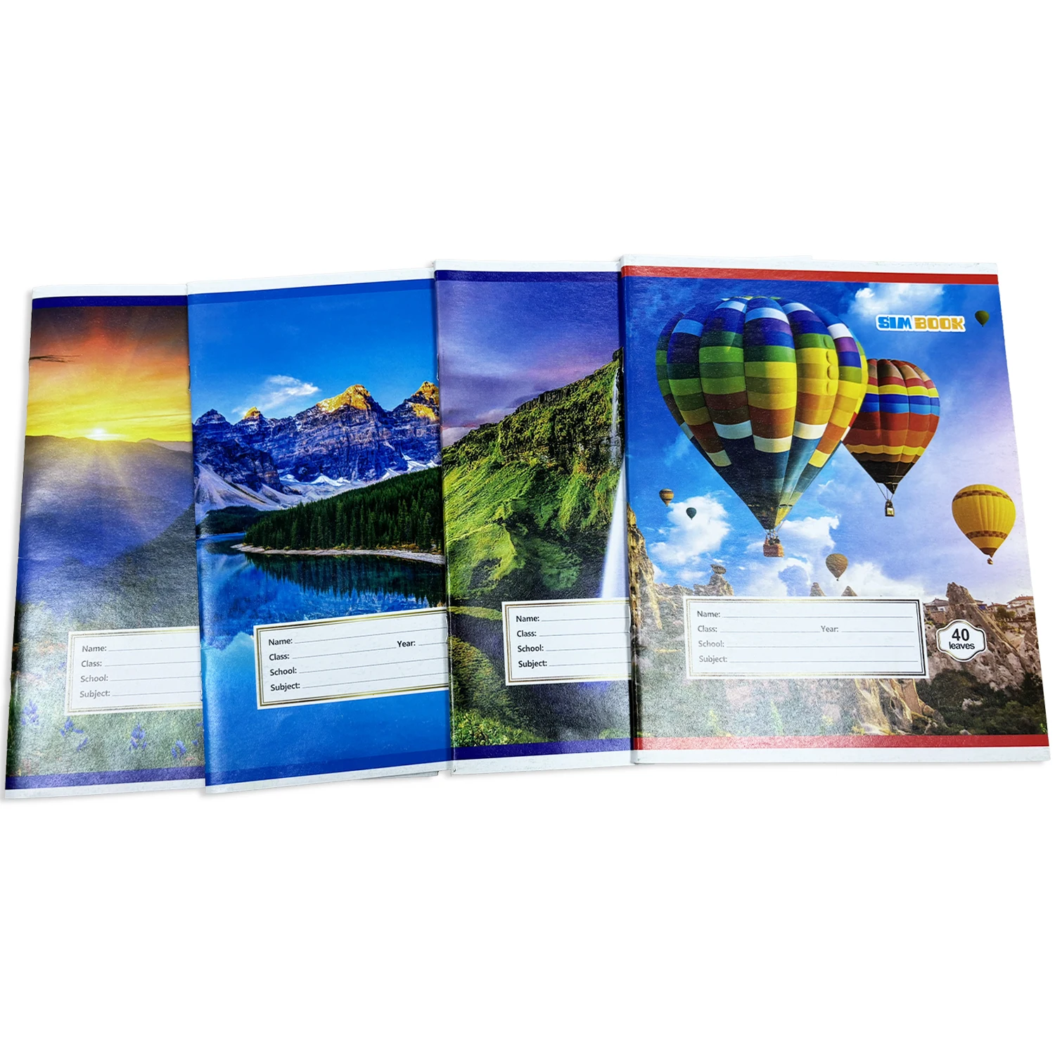 Cheap School Supplies Custom Print 288 Pages Hardcover Notebook A5 Exercise Book
