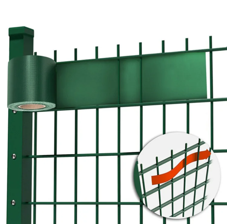PVC Security Privacy Protective Panels Strip Rolls for aluminium/metal/steel galvanize wire mesh garden houses fence
