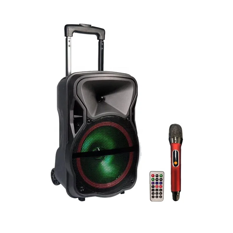 LEISOUND Hot and Classical High Quality 15 inch Speaker with Rechargeable Battery