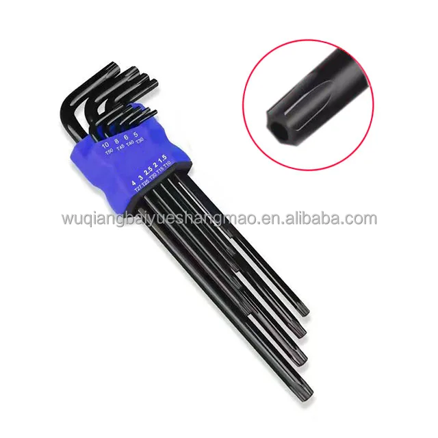 multi function CRV hex ball head L-Type square pin key kit hexagon allen wrench set