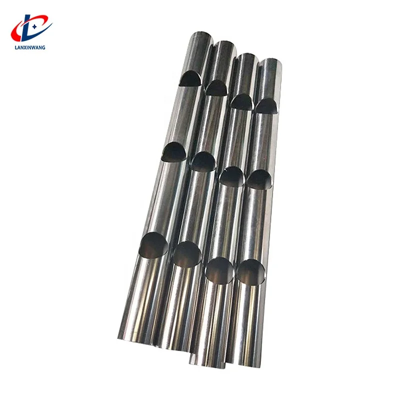 Oem Custom 3d 5 Axis Laser Cutting Parts 3d Round Tube Laser Cut Services Cnc Laser Pipe Cutting Stainless Steel Slotted Pipes