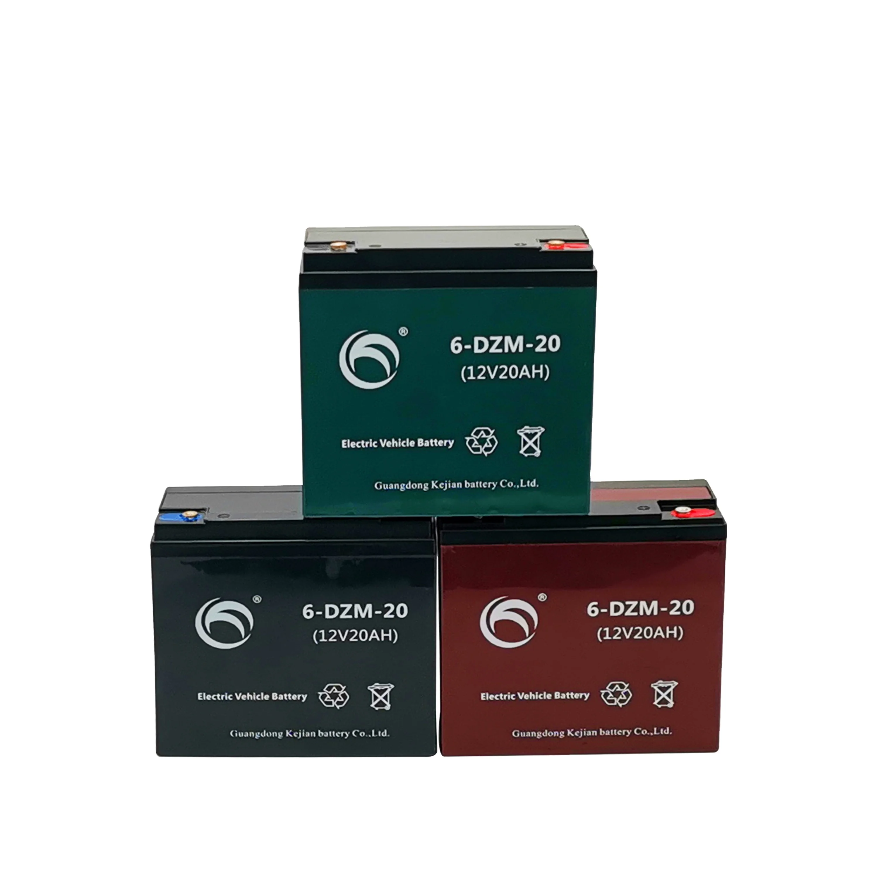 Manufacture 4PCS Per Carton 6-DZM-20 12V 20AH 48V VRLA Gel Moped Electric Bike Sealed AGM Lead-Acid Battery For Tricycle Scooter