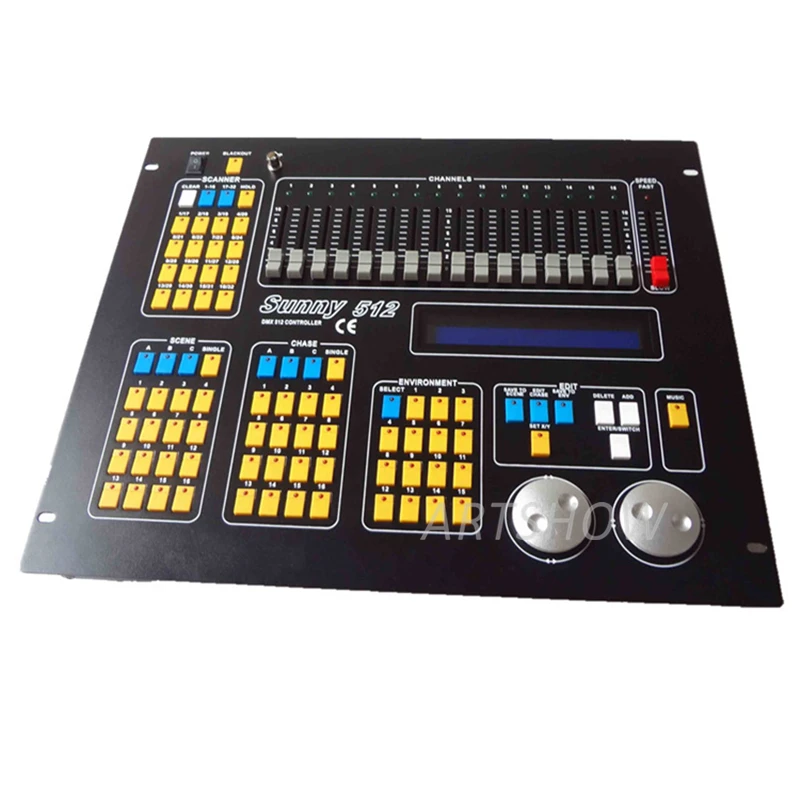 Sunny512 DMX Stage Lighting DJ Controller Sunny Dj Controller Sunny512 Light Console 512 Dmx Channels Control
