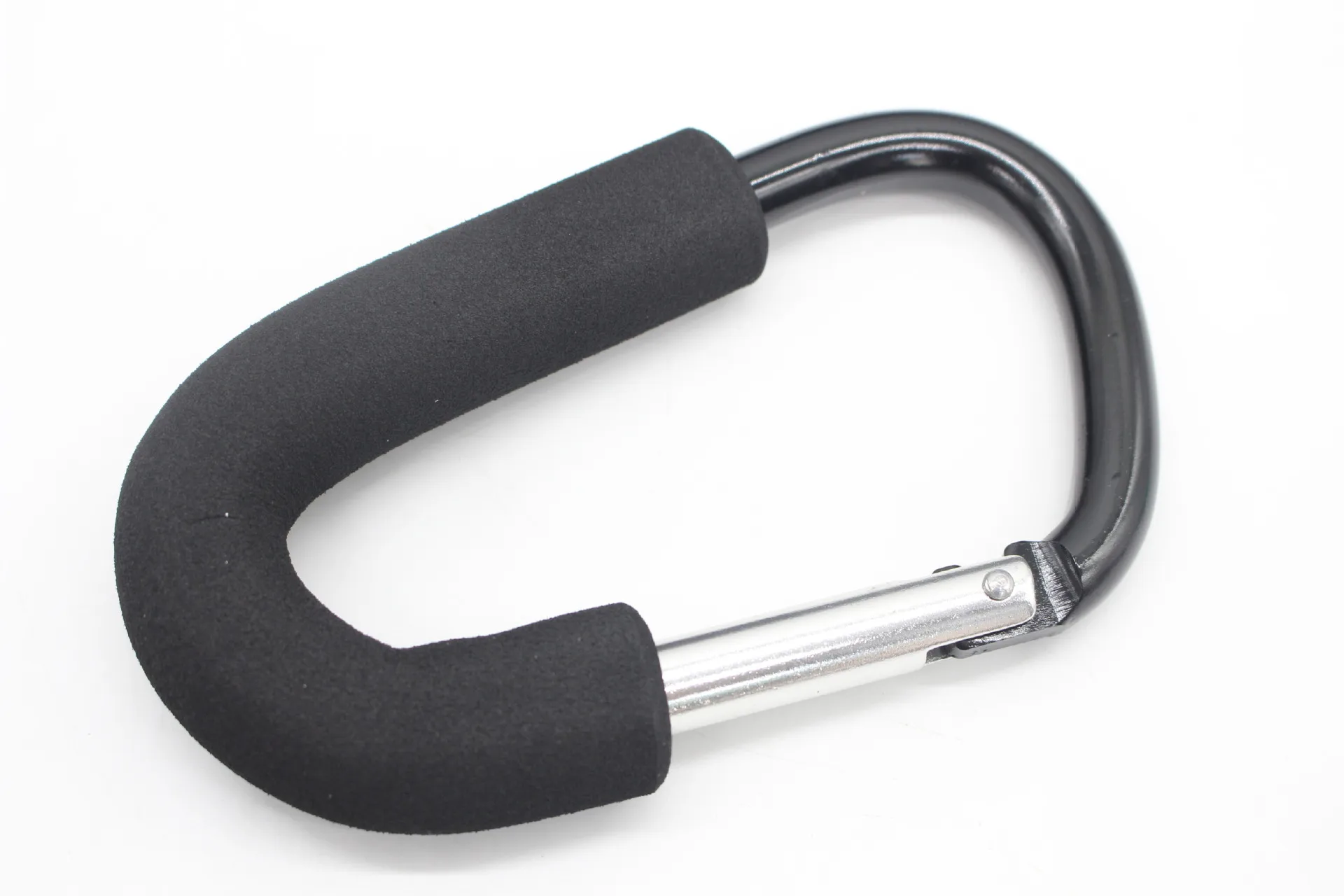MZL Black Big Hook Large Carabiner Aluminum Alloy Stroller Accessories Multicolor Supermarket Shopping