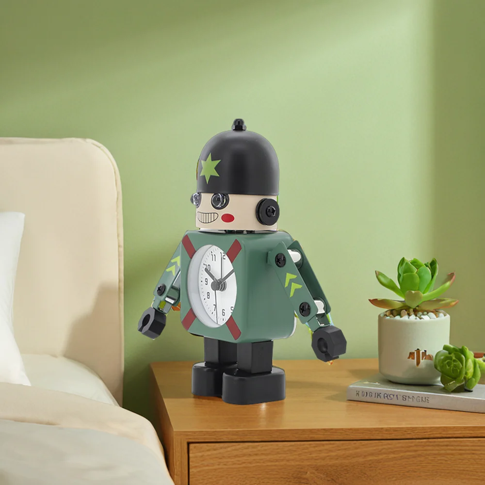 Smart Control Multifunctional Astronaut Metal Digital Alarm Clock for Kids Recordable Desk Table Clock for Office Kitchen Use