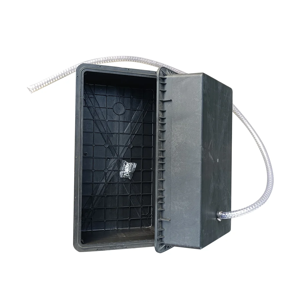 BR Solar Waterproof plastic Underground Solar Street Light Battery Box For Solar Light