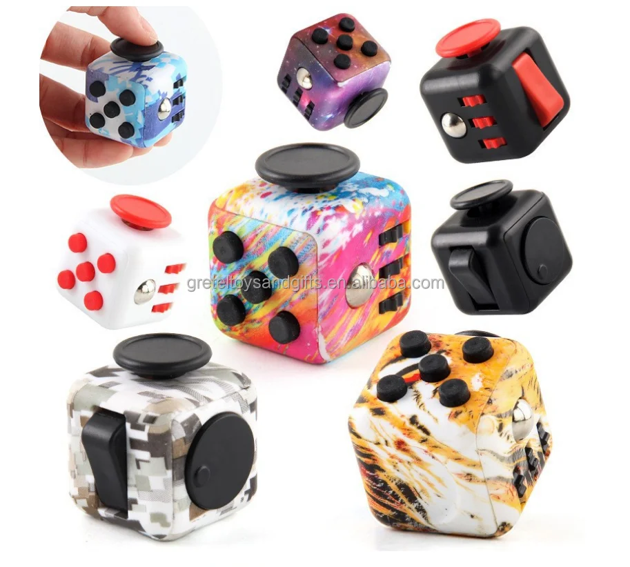 Gretel Toy Autism Mini Decompression Anti-Stress Relief Magic Finger Fidget Cube Cubo Fidget Sensory Toys Jouets For Kids Adult
