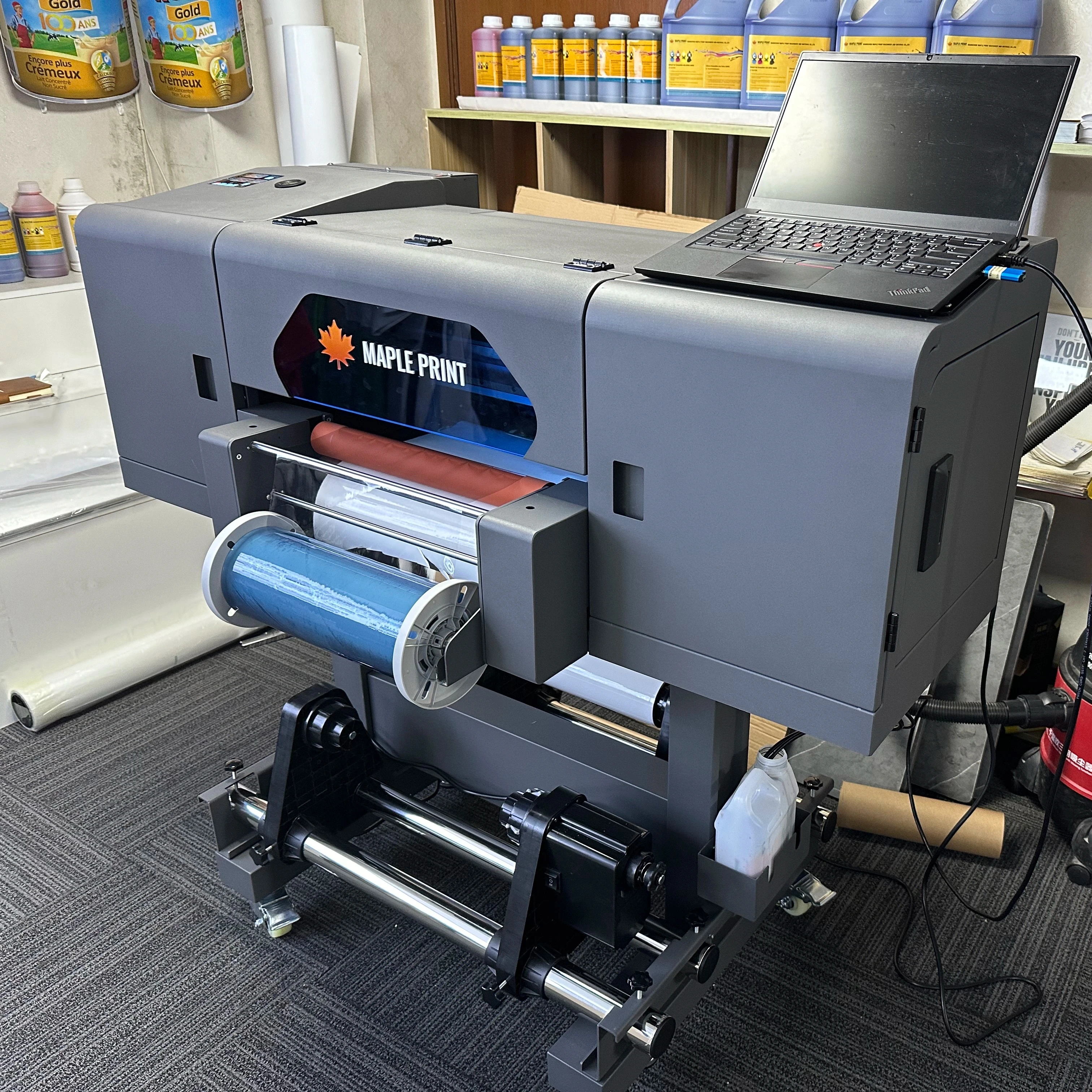 UV DTF PRINTER 30CM  FOR 3D LOGO PRINTING CUP WRAP PEN WRAPS HIGH QUALITY AND DURABLE