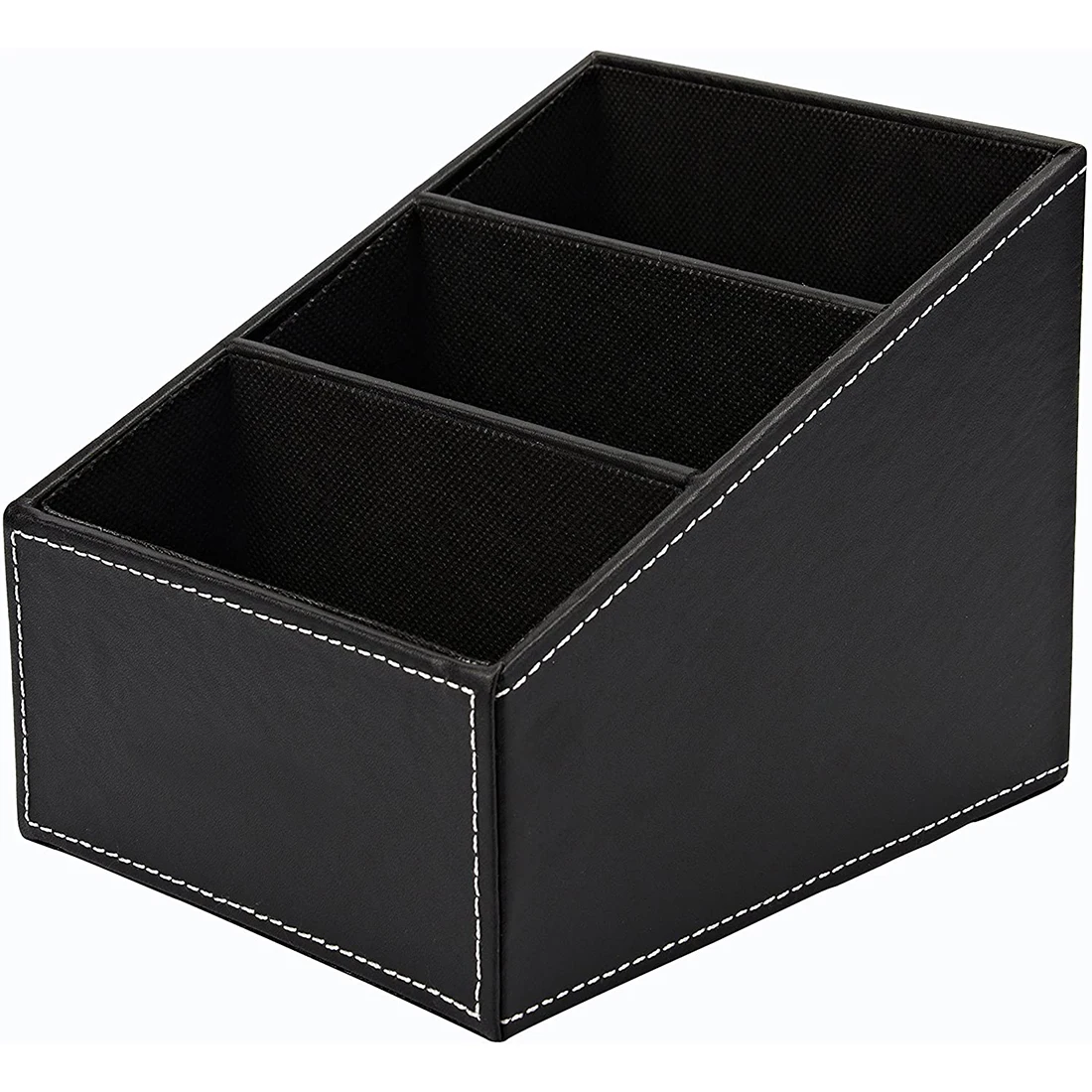 PU Leather TV Remote Control Holder, Caddy, Organizer, Storage, Stand
