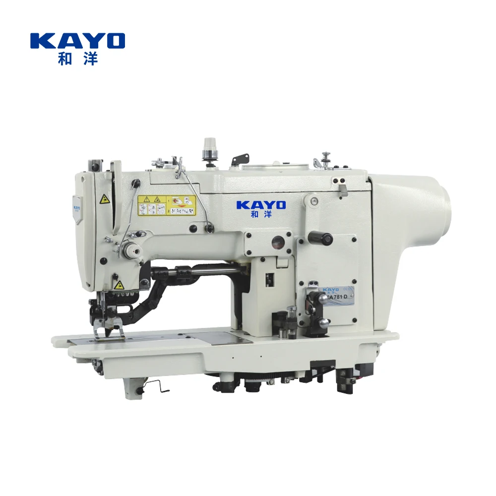 KAYO KA781D Hot selling industrial clothing buttonhole sewing machine lockstitch sewing machine