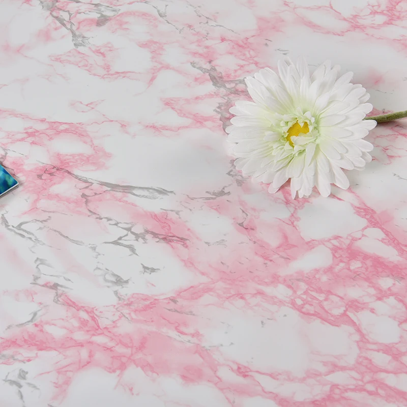 Marble Stone Anti-scratch PVC Macaron-Colored Easy-to-Apply Beautiful Wallpaper Renovation Sticker For Home Decor