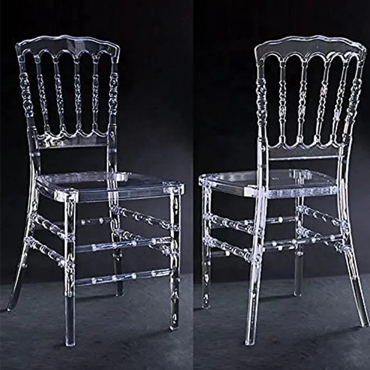 Прозрачные штабелируемые стулья Тиффани Chiavari из акриловой