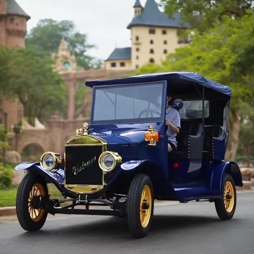 Deposit Classic Electric 4-Seater Vintage Car for Sale in USA  Classic Design with Lithium Battery and 3 Years Warranty