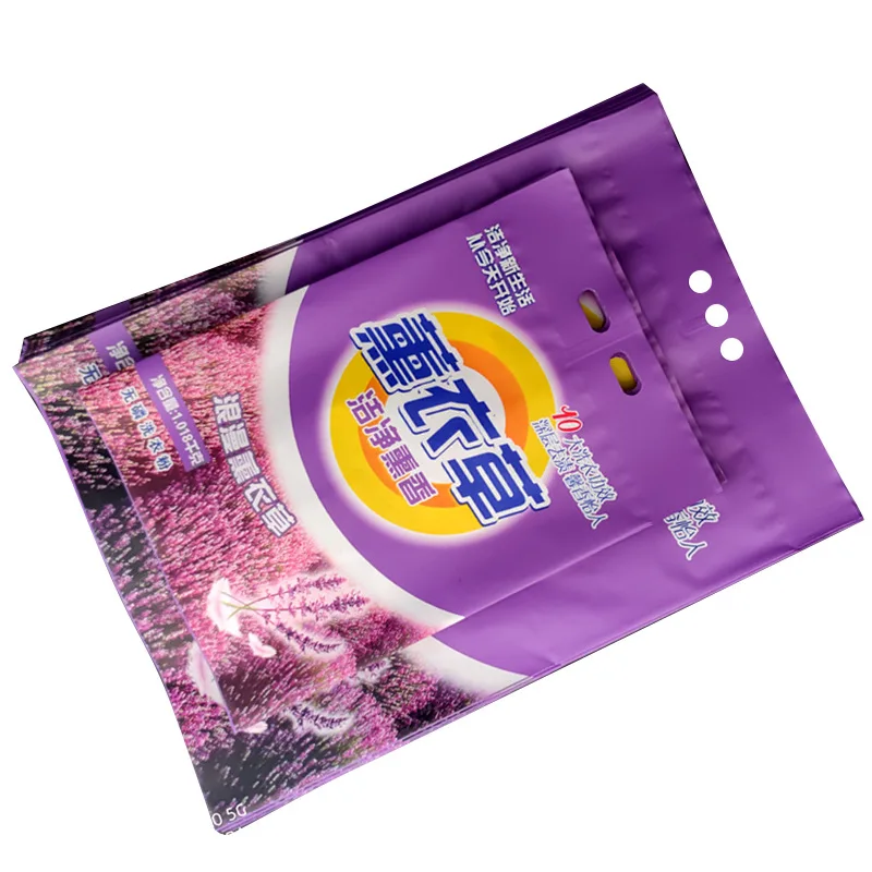 Hot sale 1kg 2kg 3kg custom printed Plastic doypack detergent laundry washing powder packaging bag