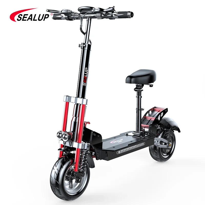 SEALUP Q23 1000W Motor Off Road Folding e Scooter 12 inches Fast Adult Electric electric scooter