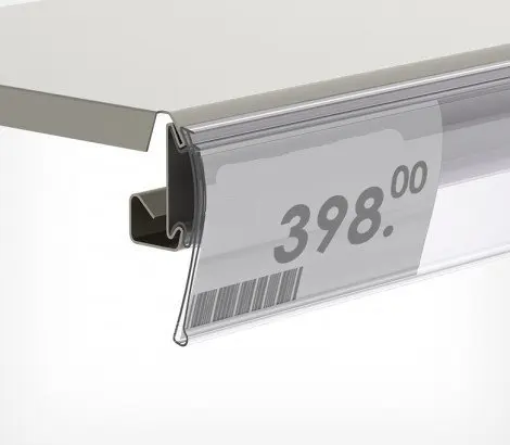 Supermarket Price Tag Strip Holder Data Price Tag Strips Shelf Label Holder