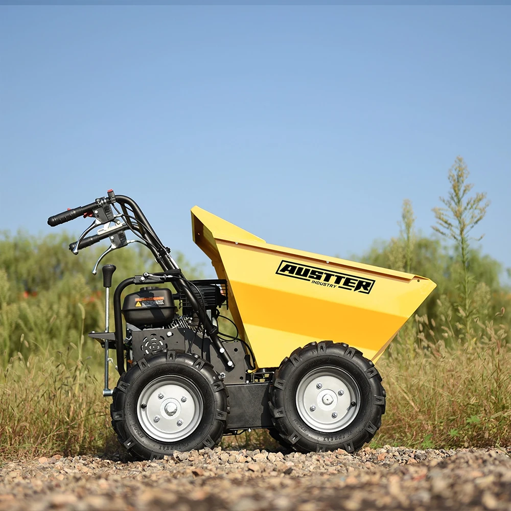 AUSTTER 4x4 многоцелевой фермерский вездеходный колесный B & S/Ducar газовый двигатель с питанием от небольшого мини-самосвала