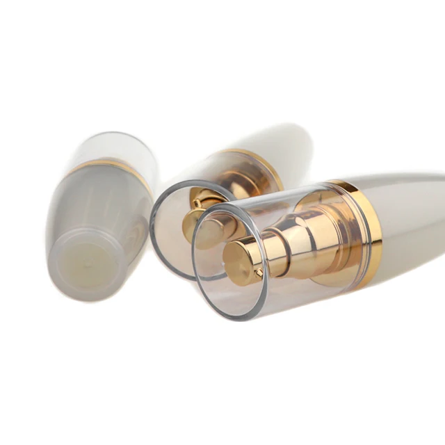 15ml 30ml 50ml empty fancy lotion pump bottles luxury gold cosmetic bottle