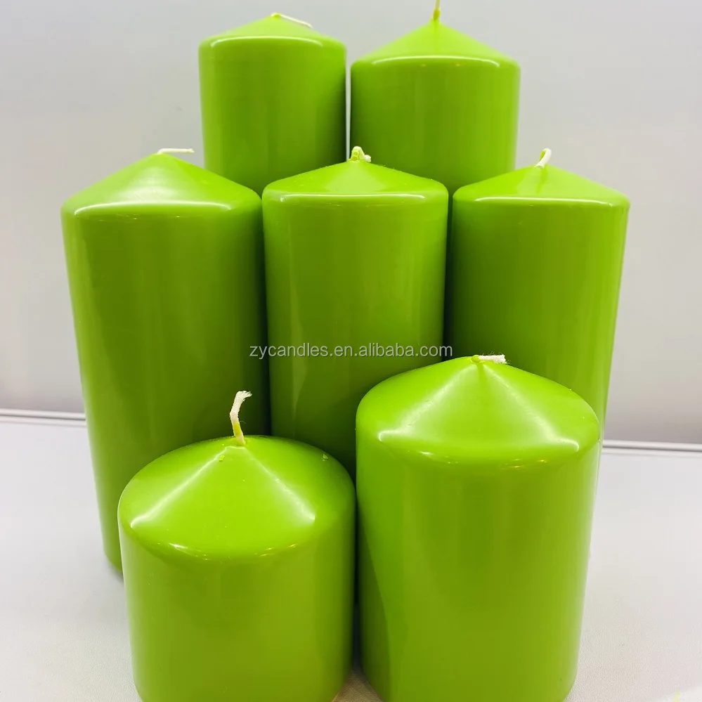 Pillar candle/Church candles/ color pillar candles customized package candle factory price