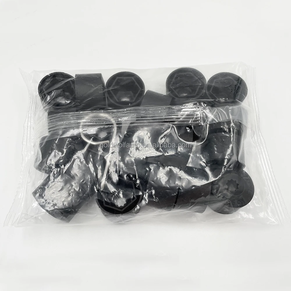 20 шт., черные колпачки на Колесные гайки для vw