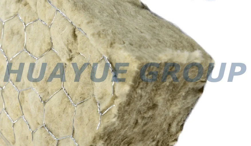 Durable Corrosion Resistant Insulation Material Wire Mesh Rock Wool Blanket for Industrial Pipelines with CE