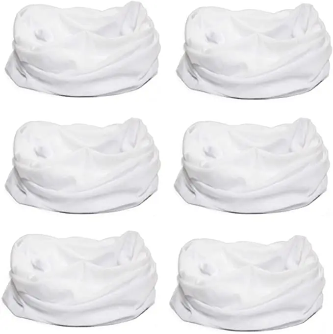 JBBUFF Solid color Outdoor Sports Multifunctional tube neck polyester bandana headwear