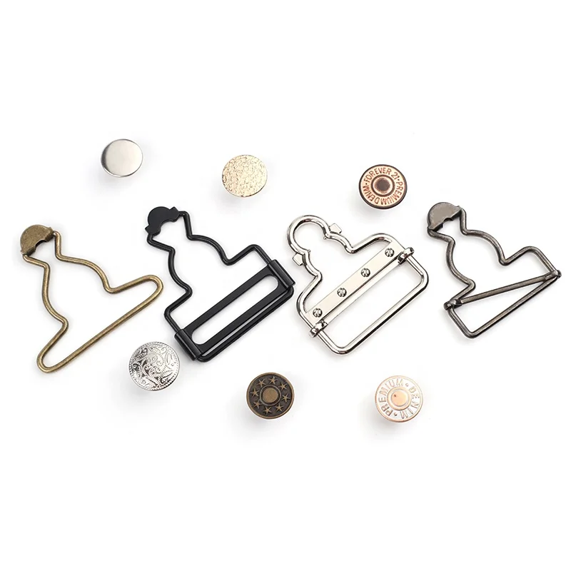 Wholesale gourd shape buckles with rectangle buckle slider strap buckles for overalls backpack