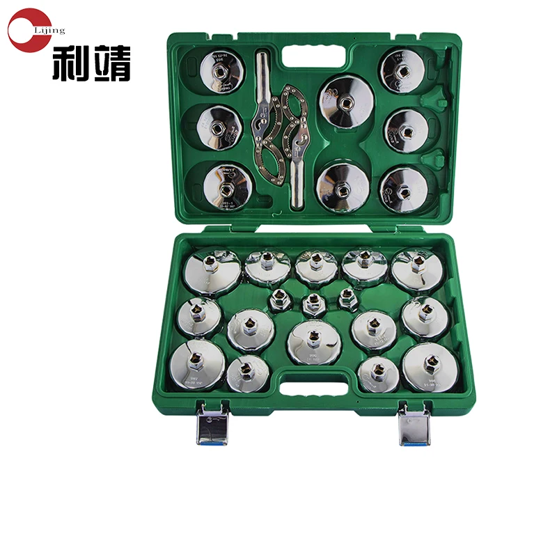 Car Maintenance Flexible 23 pcs Filter Removal Tool for Volvo Corolla Oil Filter Opening Tool