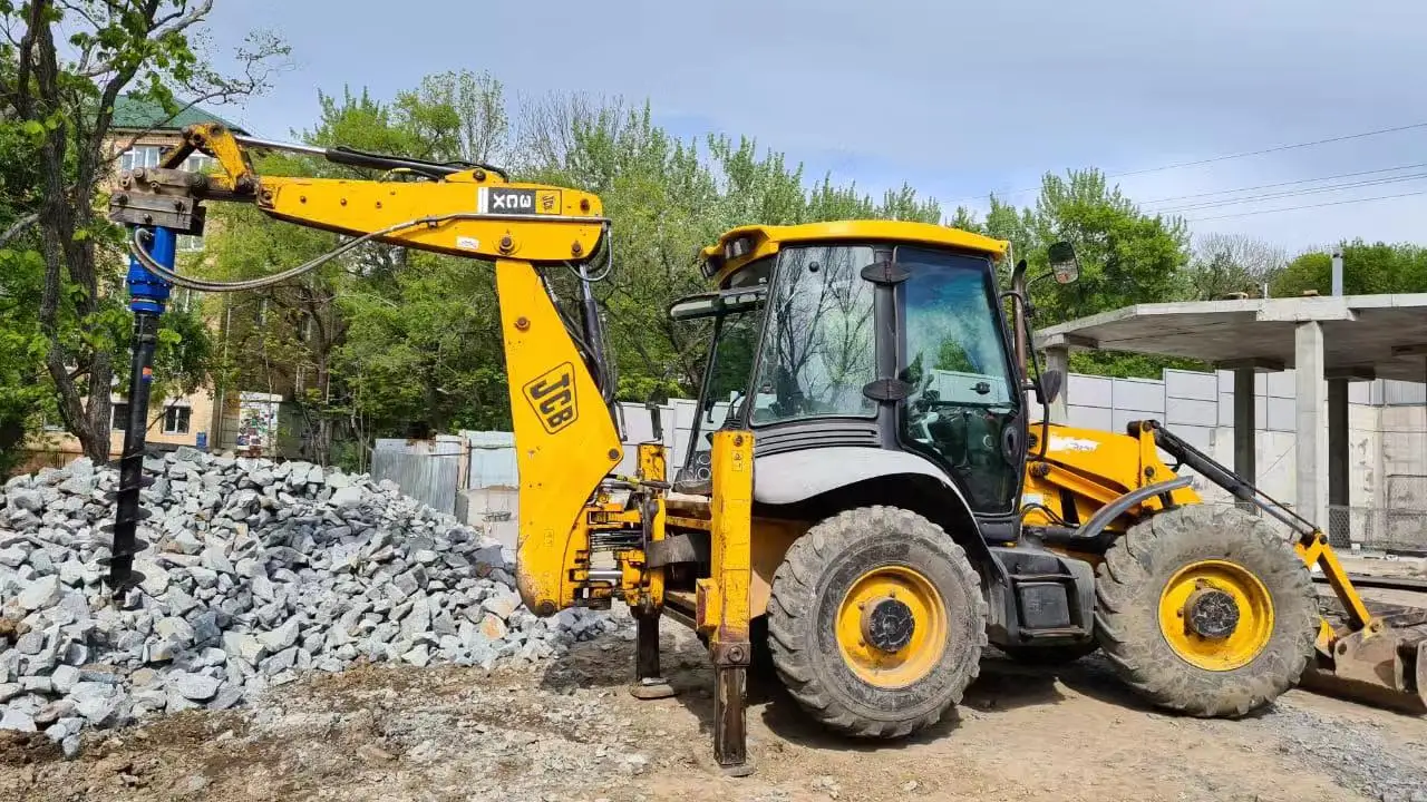 Hot Sale 2 m Diameters Hydraulic Earth Auger for  Excavator Steer Loader Track Crane