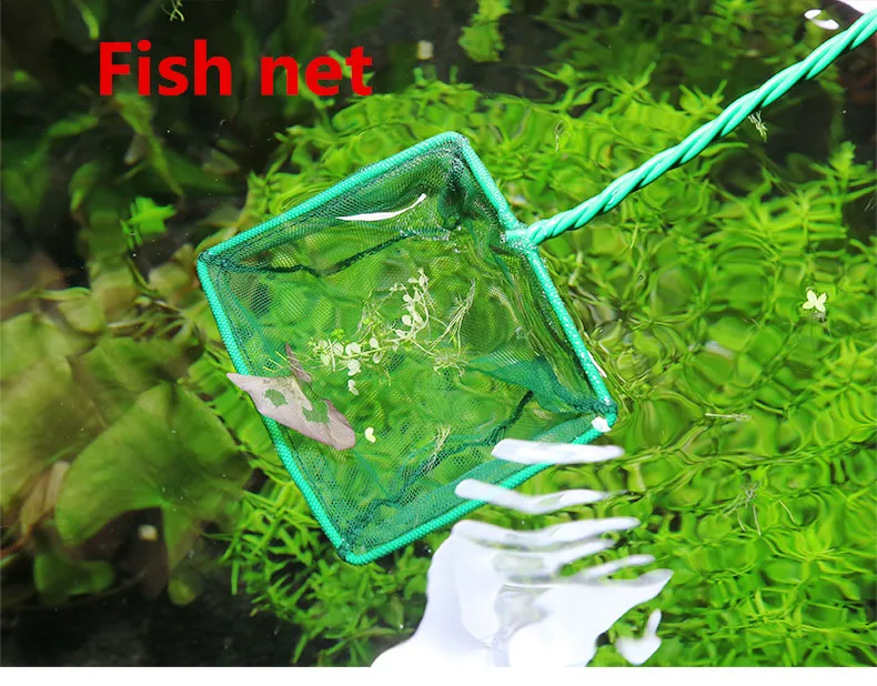 
Aquarium Fish Net Small Nylon Fishing Nets with Plastic Handle for Fish Tank 8inch/6inch/5inch/4inch Green 