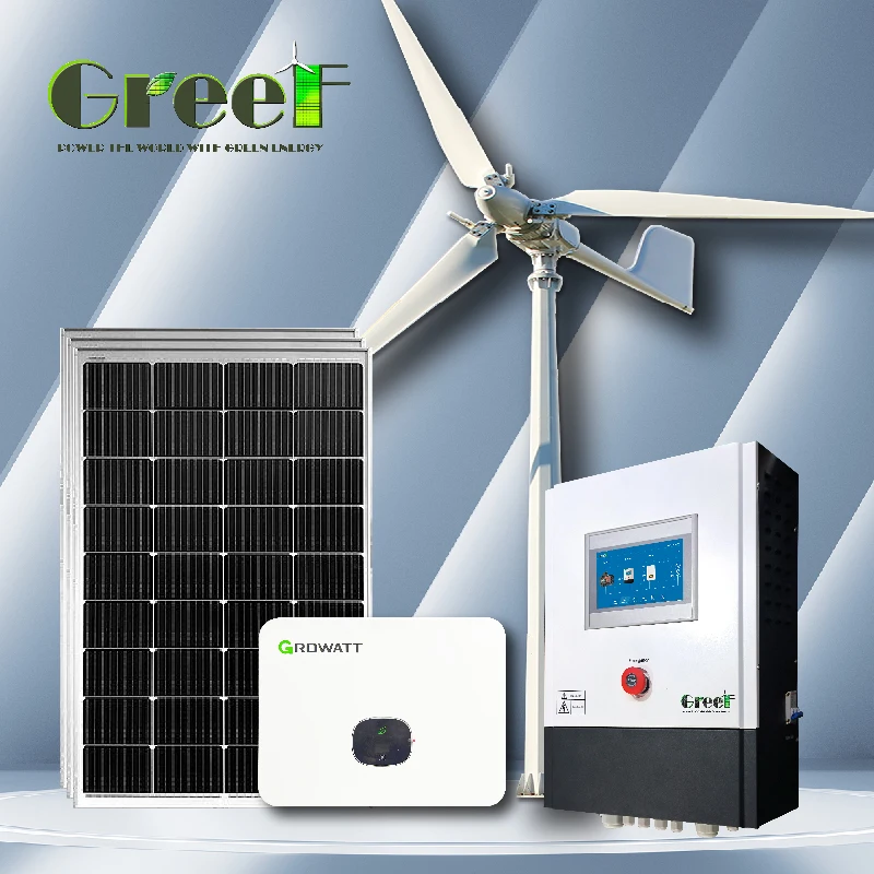5kW Powerful Remote Control solar-wind hybrid energy system aimed at generating electricity