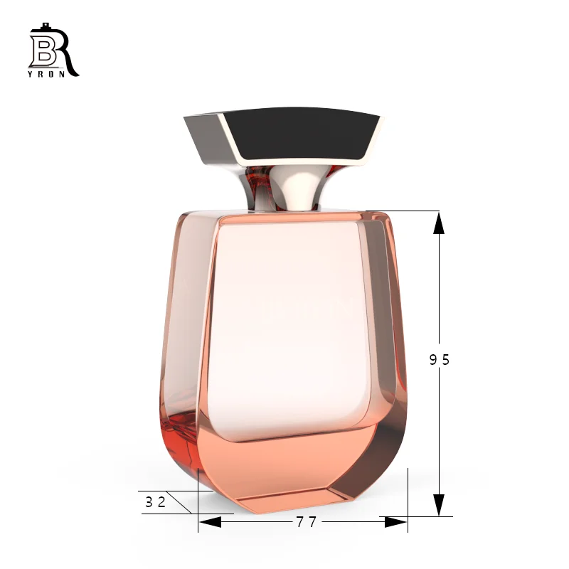 Arabian Custom Empty Black Oud  100ml Unique Shape Parfum Bottle Red &Blue  Perfume Bottle For Women Original