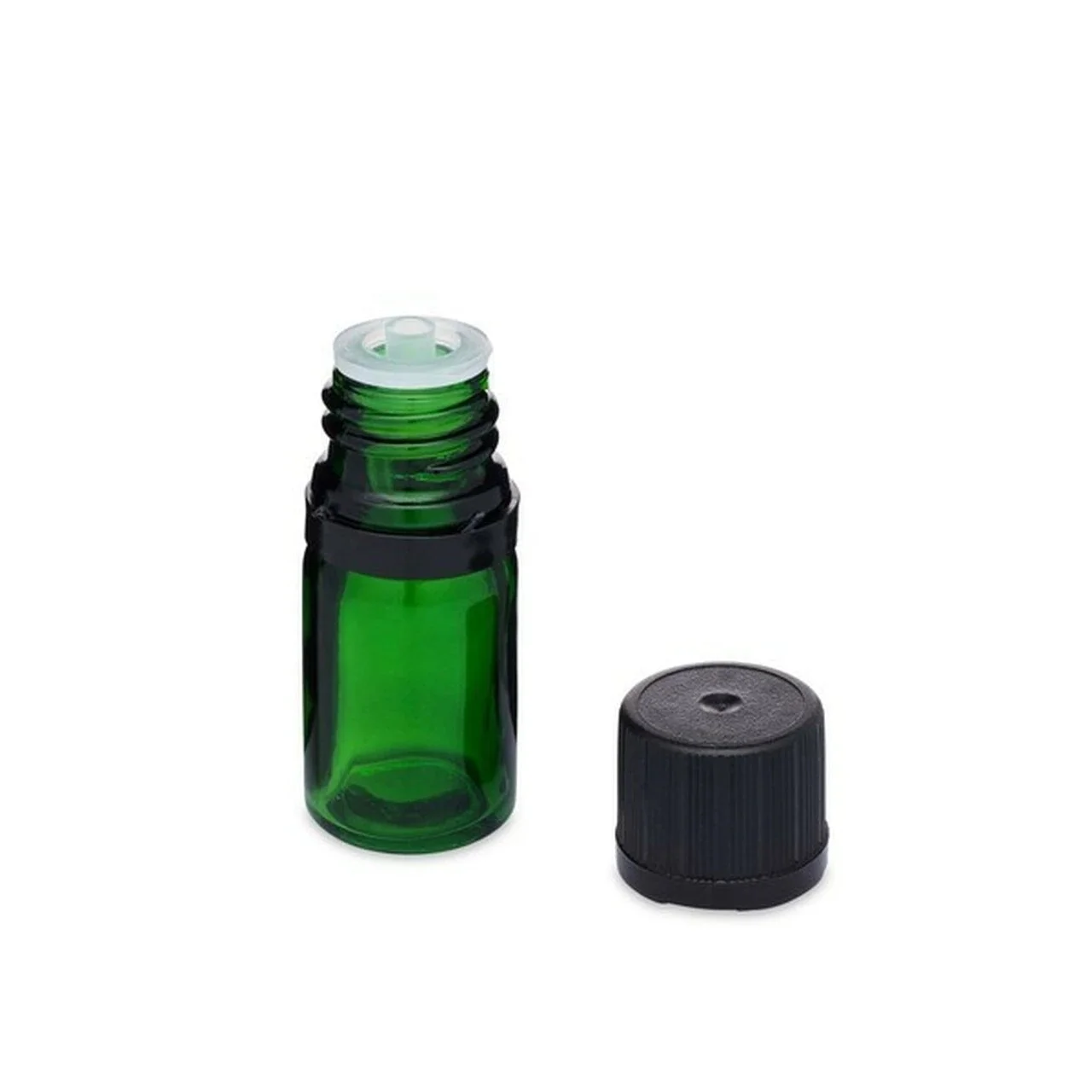 2121 newest 10ml green essential oil glass bottle EU bottle with eye dropper cap